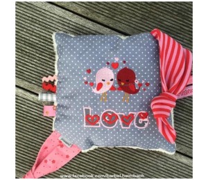 Stickdatei - Sending Love Vogelpaar